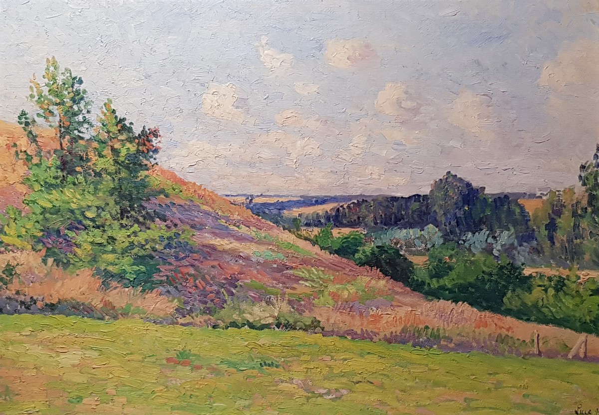 Paysage de Normandie, Bazincourt by Maximilien Luce