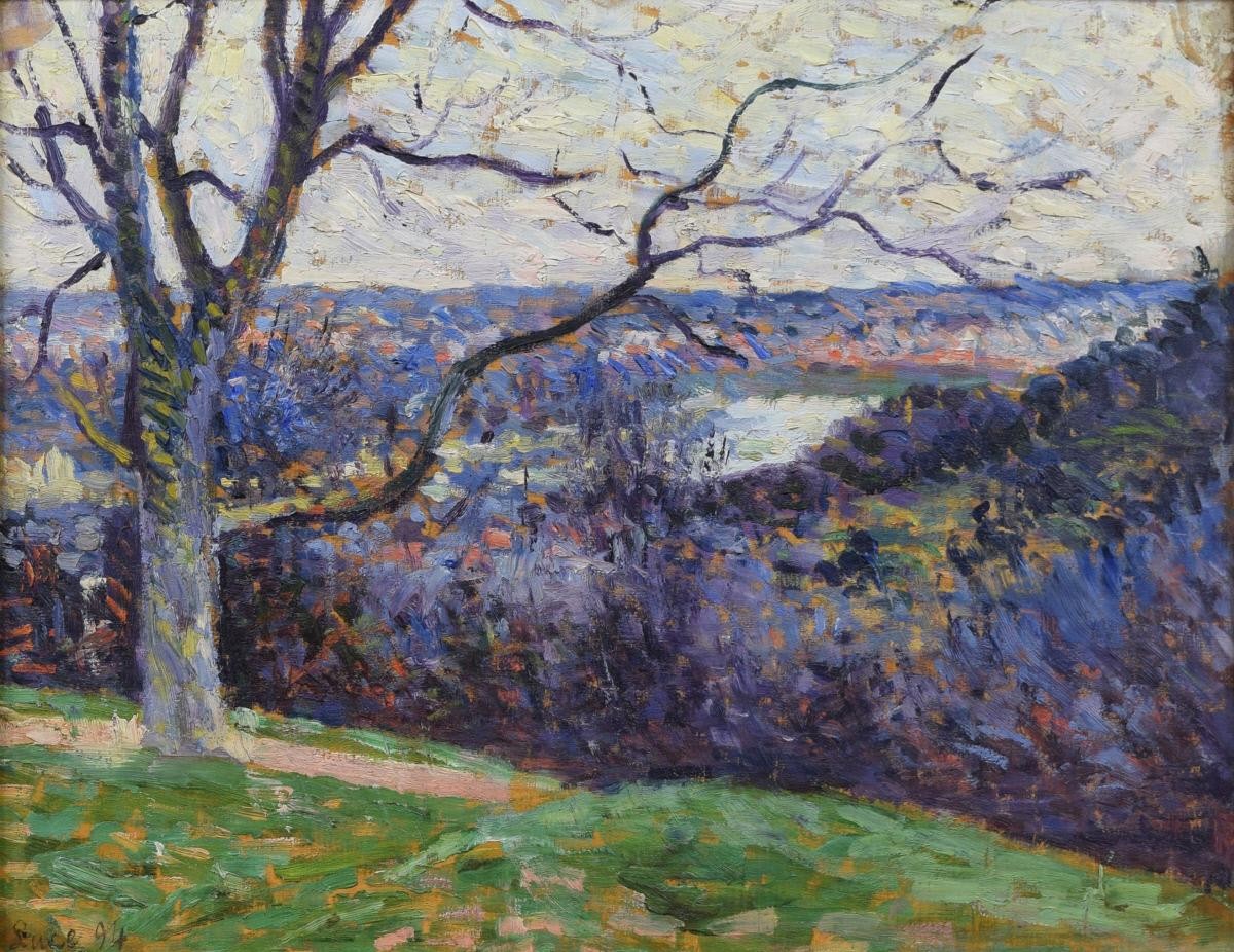 The Loop of the Seine near Herblay by Maximilien Luce