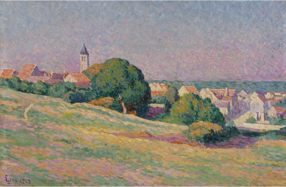 View Of Méréville by Maximilien Luce