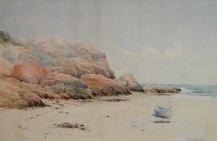 Coastal Scene by Melbourne Havelock Hardwick