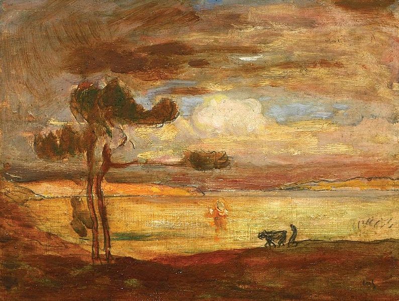 Allegorical Landscape by Michel Simonidy