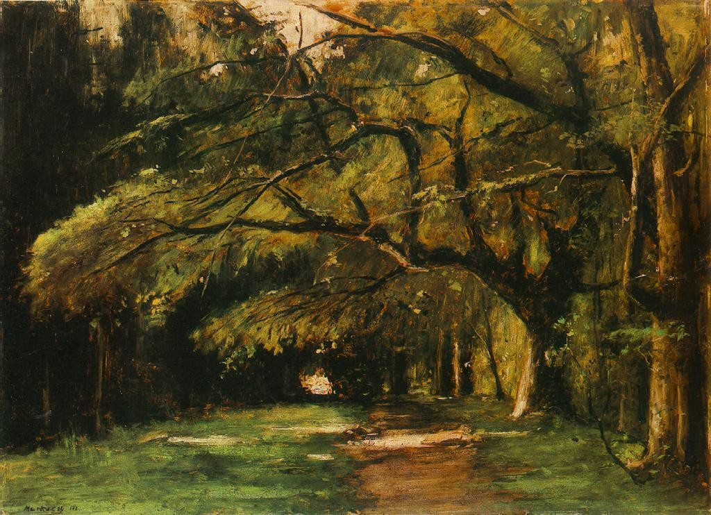 Park in Colpach by Mihaly Munkacsy