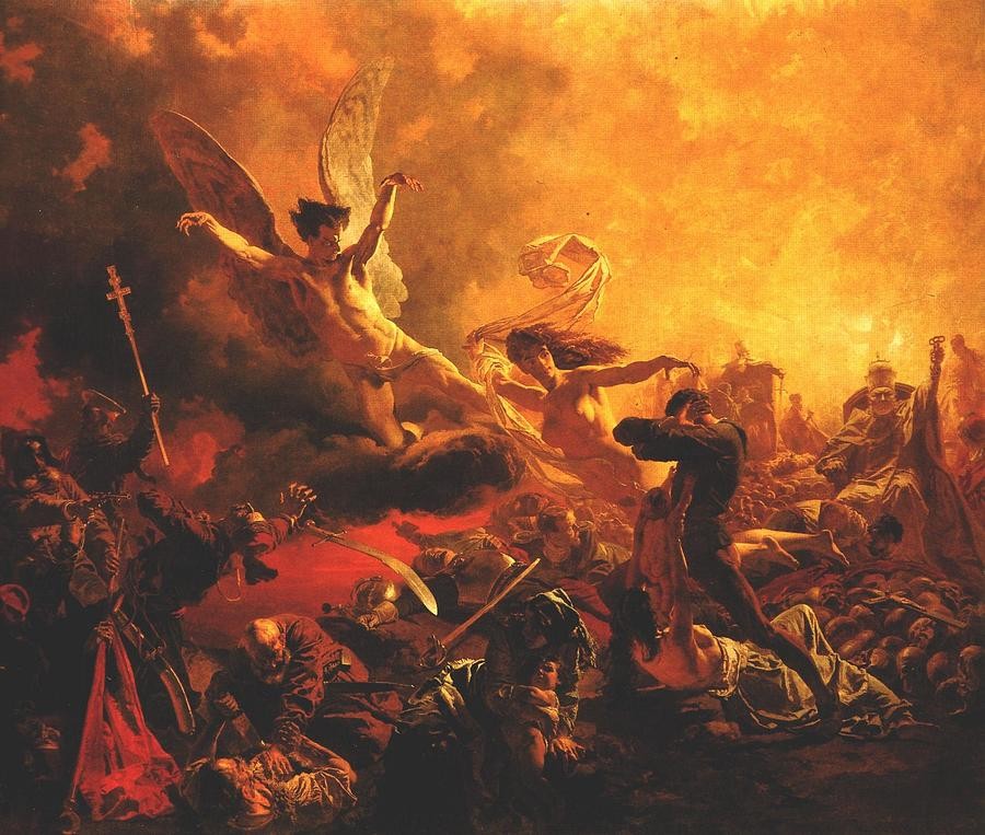 The Triumph of the Genius of Destruction by Mihaly Zichy