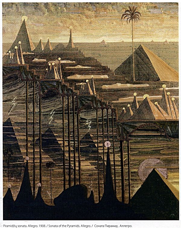 Alegro (Sonata of the Pyramids) by Mikalojus Konstantinas Ciurlionis