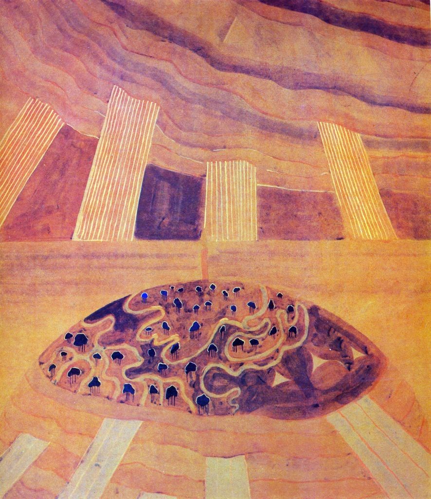 Andante (Sonata of the Sun) by Mikalojus Konstantinas Ciurlionis