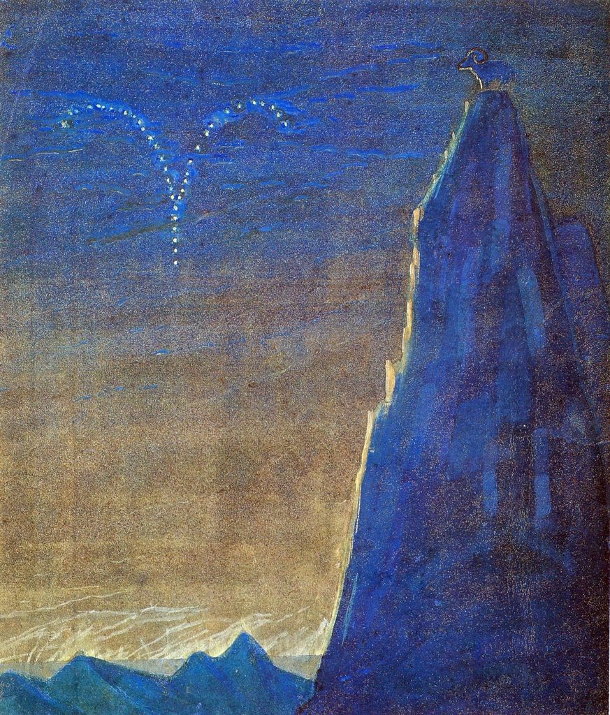 Aries by Mikalojus Konstantinas Ciurlionis