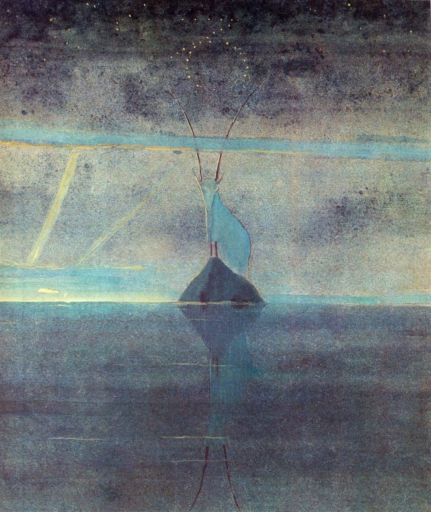 Capricorn by Mikalojus Konstantinas Ciurlionis