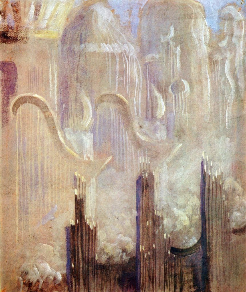 Creation of the World XI by Mikalojus Konstantinas Ciurlionis