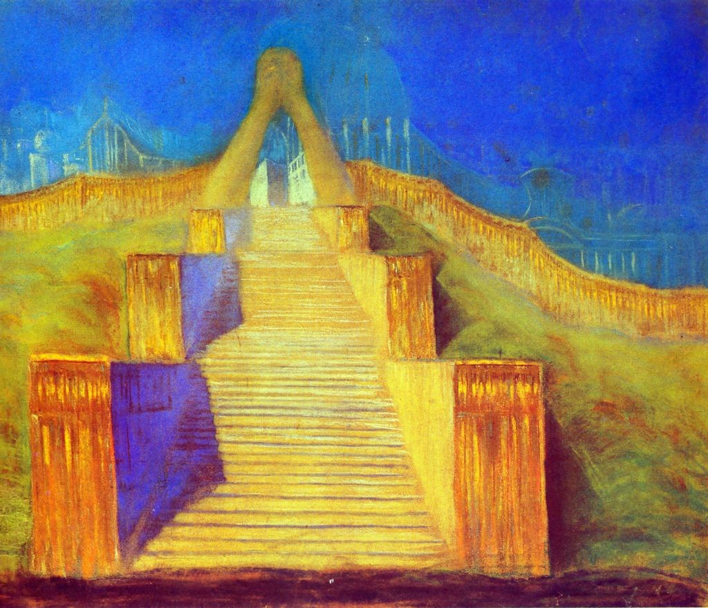 Deluge (I) by Mikalojus Konstantinas Ciurlionis