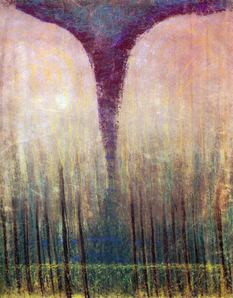 Deluge (III) by Mikalojus Konstantinas Ciurlionis