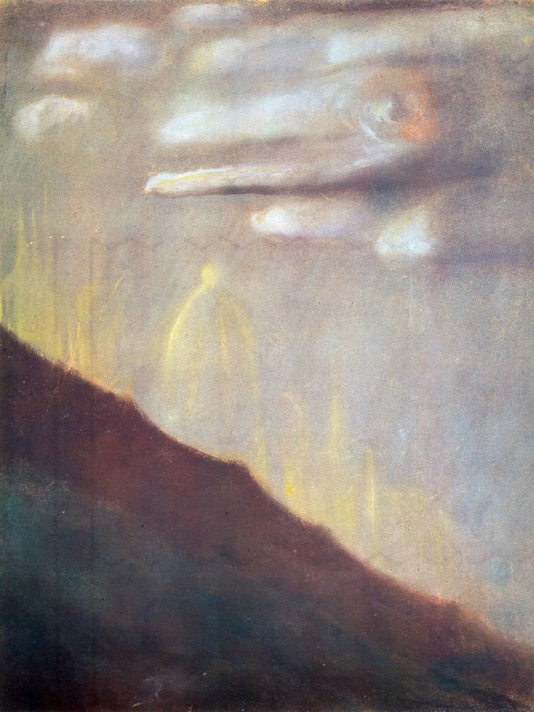 Deluge (VIII) by Mikalojus Konstantinas Ciurlionis