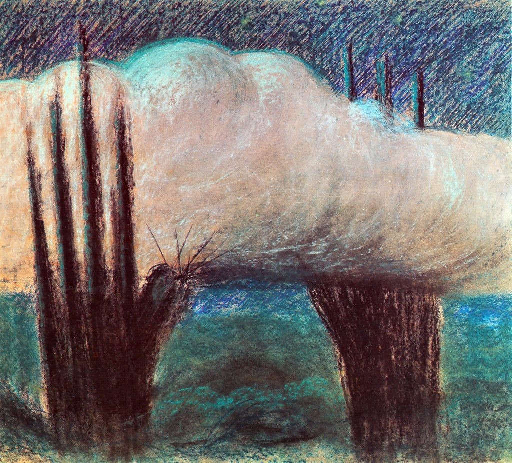 Evening by Mikalojus Konstantinas Ciurlionis