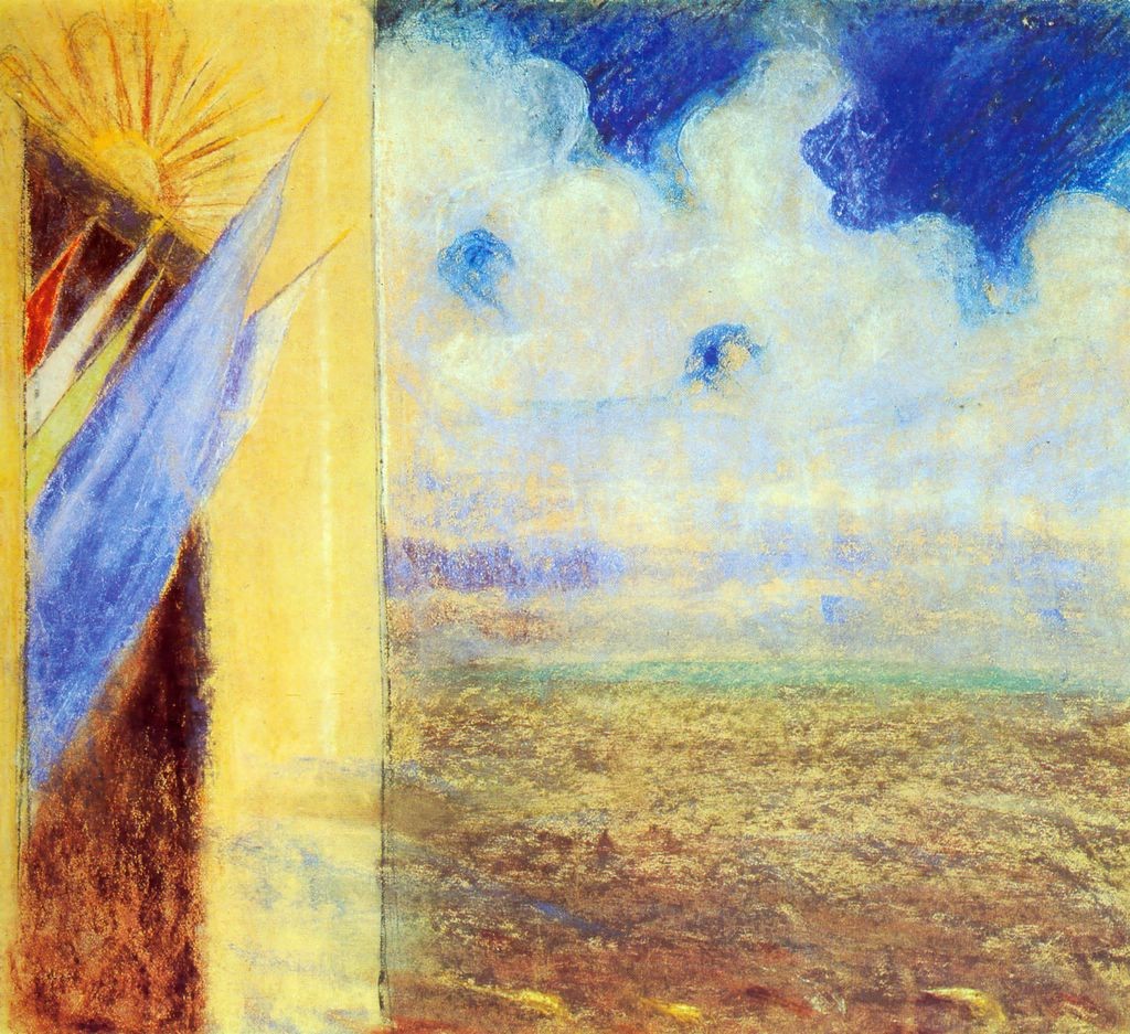 Flags by Mikalojus Konstantinas Ciurlionis
