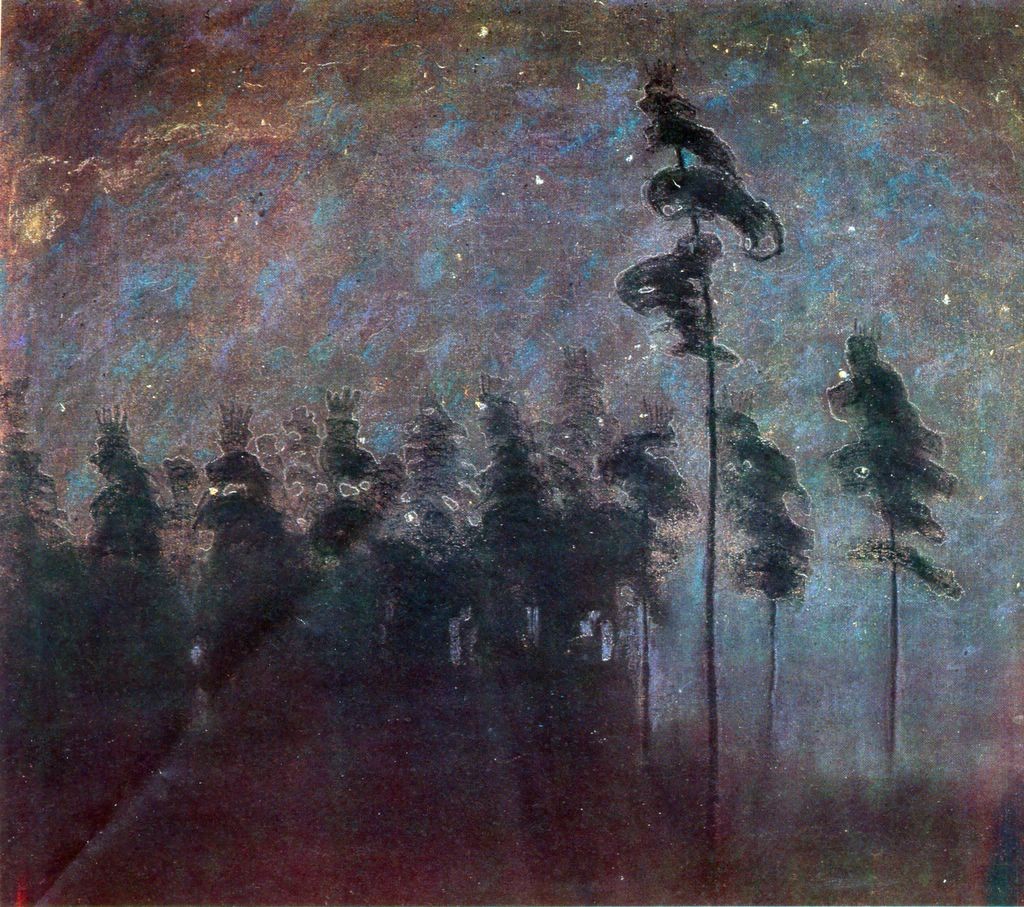 Forest by Mikalojus Konstantinas Ciurlionis