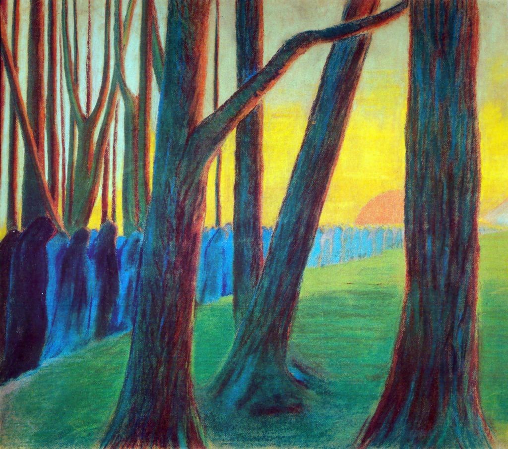 Funeral Symphony (III) by Mikalojus Konstantinas Ciurlionis