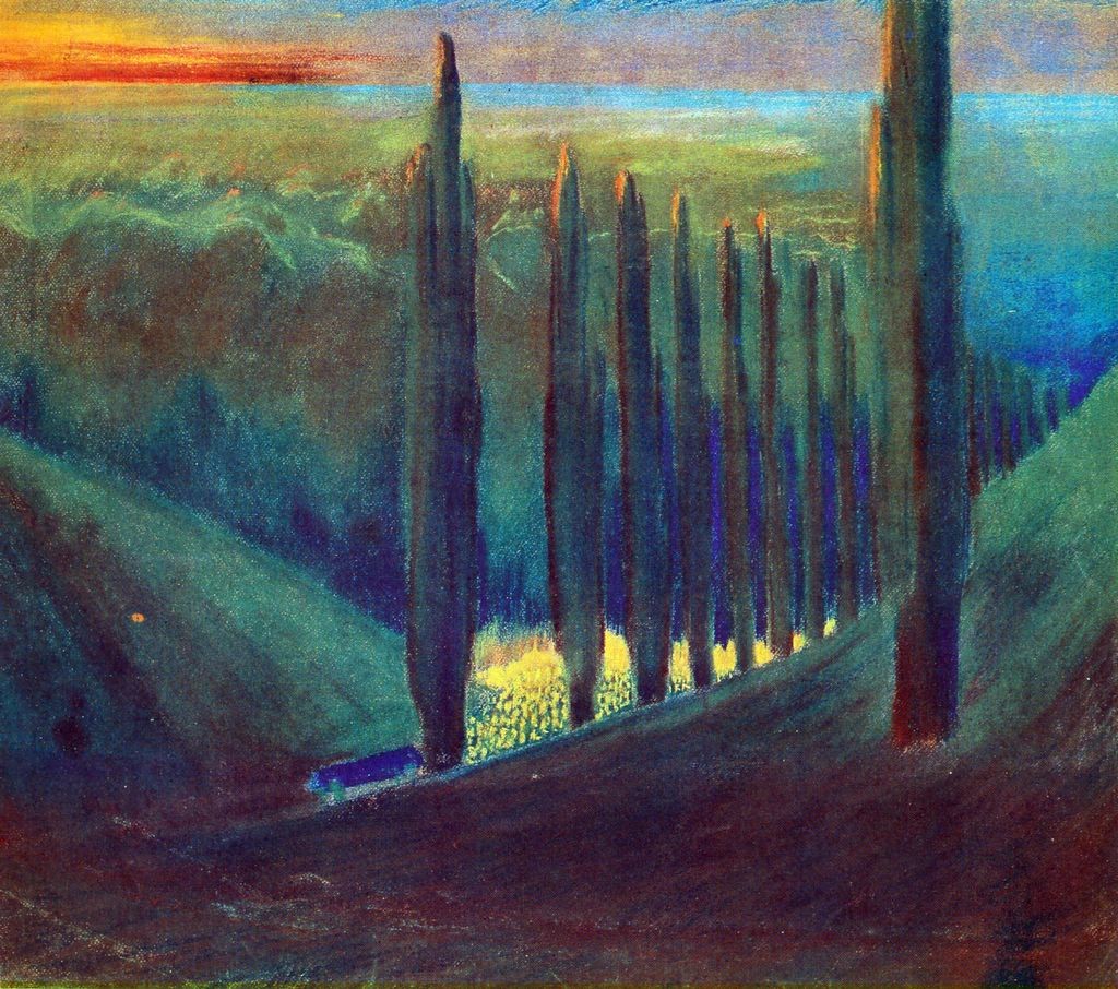 Funeral Symphony (IV) by Mikalojus Konstantinas Ciurlionis