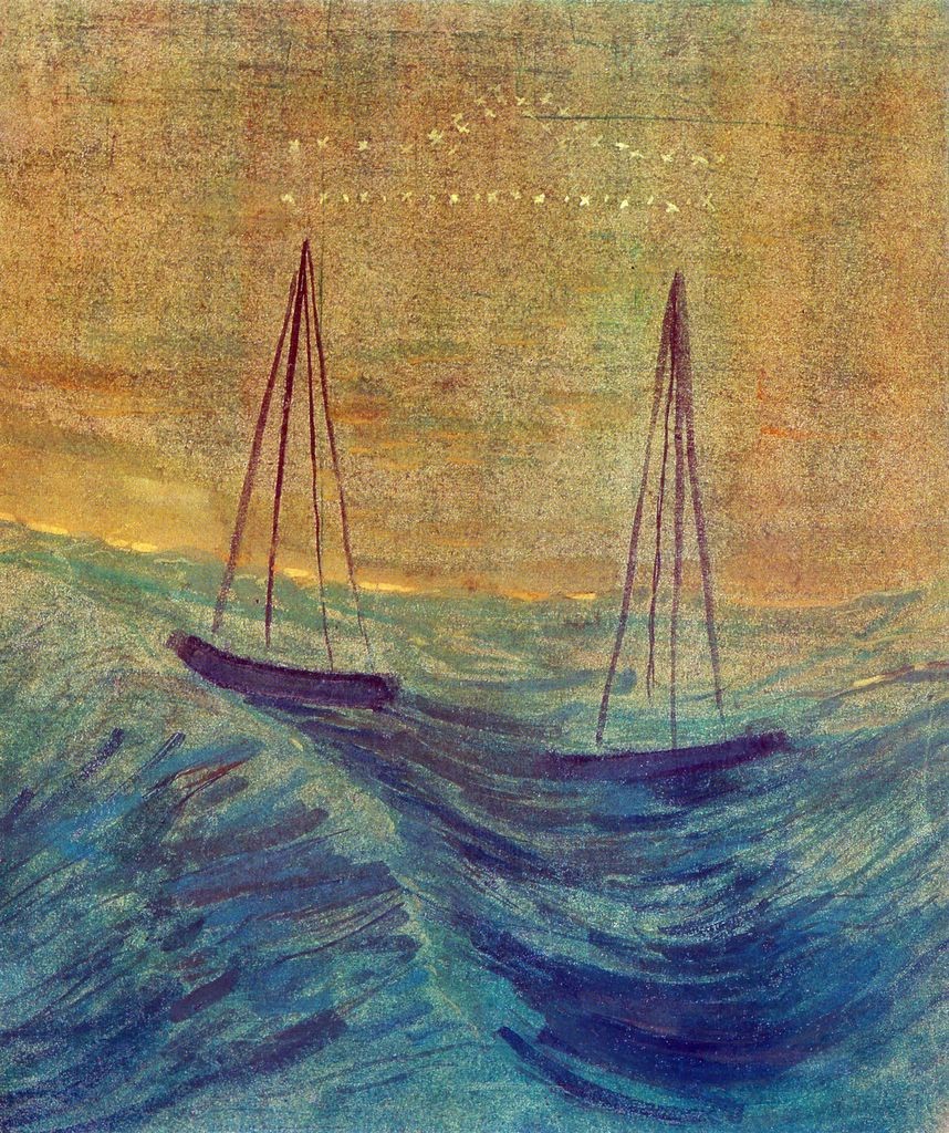 Libra by Mikalojus Konstantinas Ciurlionis