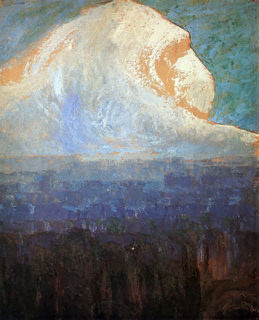 Mountain by Mikalojus Konstantinas Ciurlionis