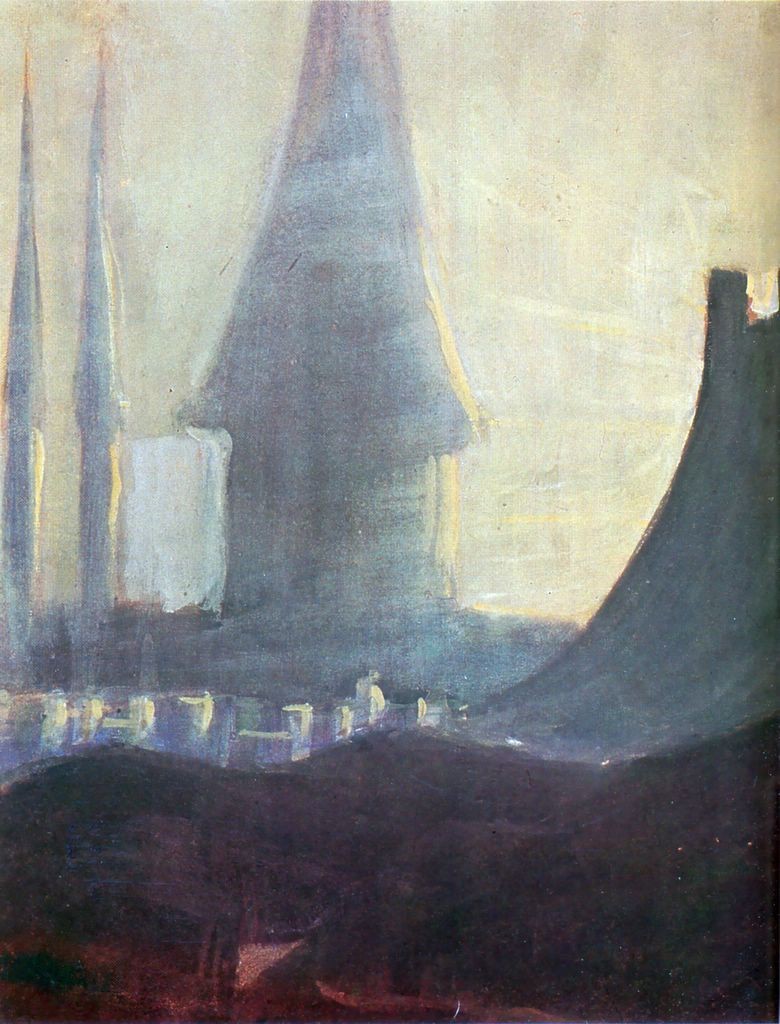 My road (III) by Mikalojus Konstantinas Ciurlionis
