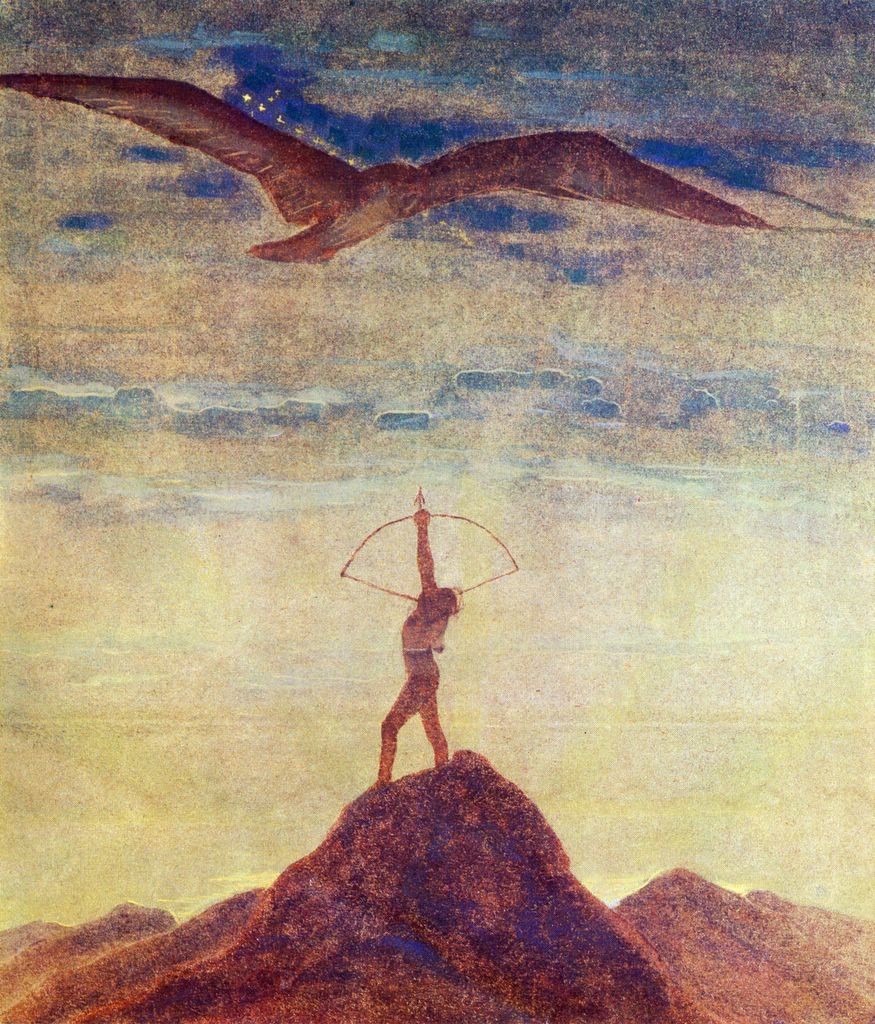 Sagittarius by Mikalojus Konstantinas Ciurlionis