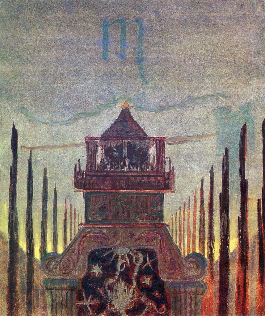 Scorpio by Mikalojus Konstantinas Ciurlionis