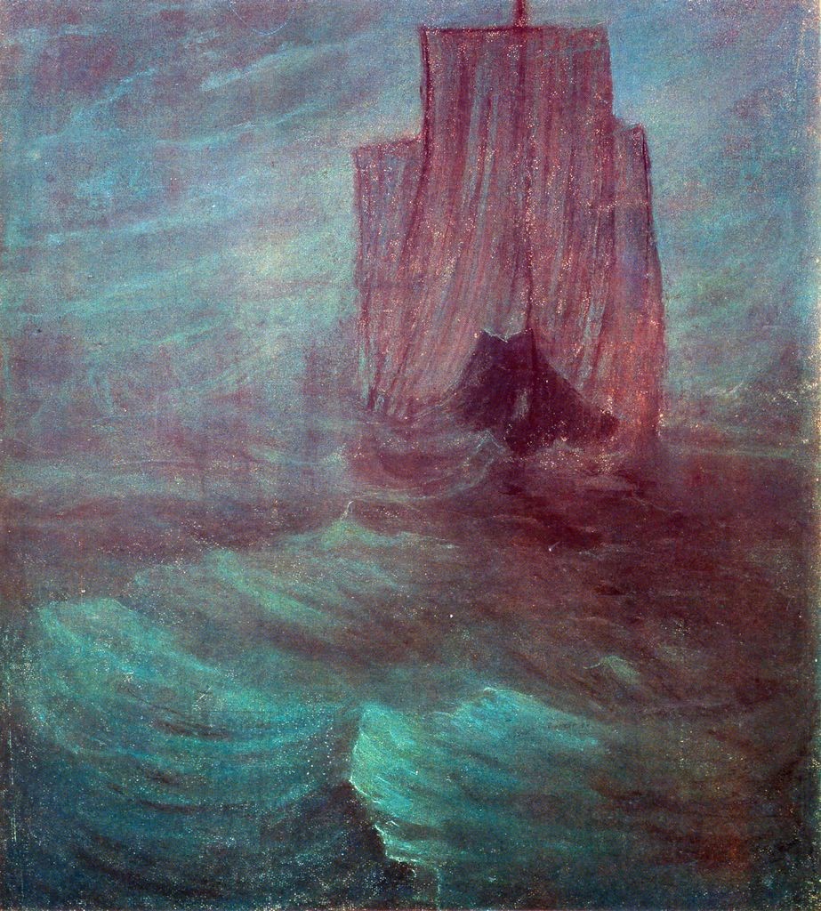 Ship by Mikalojus Konstantinas Ciurlionis