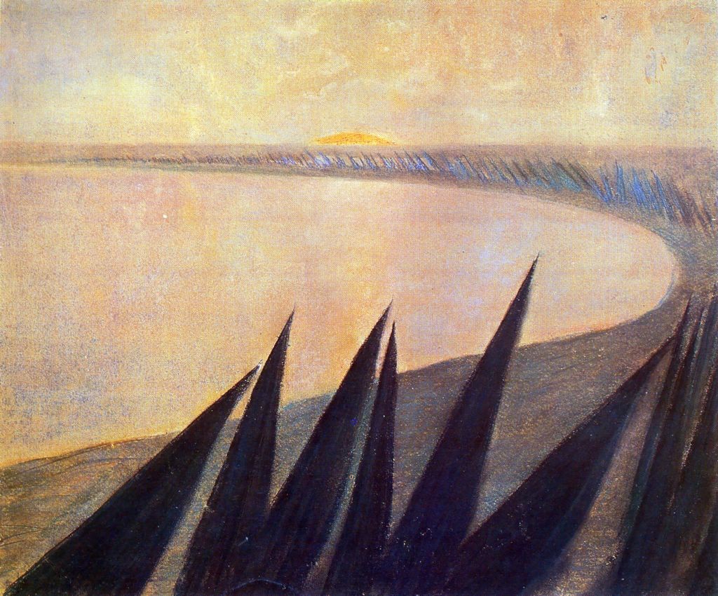 Sorrow (I) by Mikalojus Konstantinas Ciurlionis