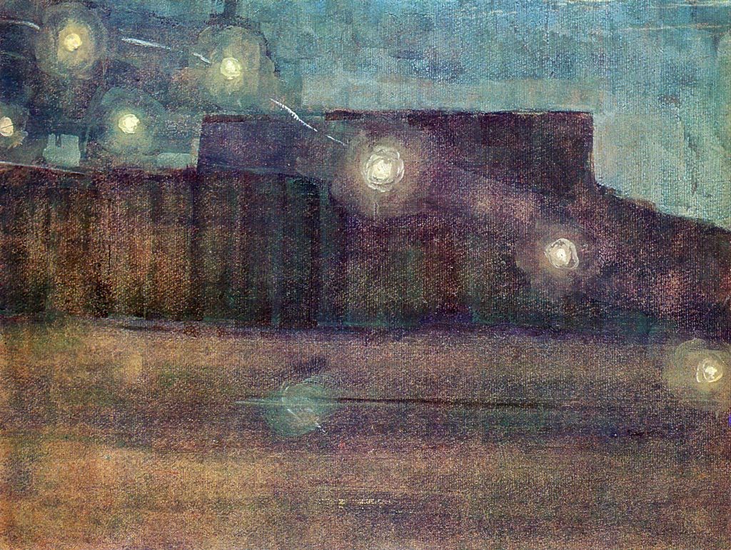 Sparks (II) by Mikalojus Konstantinas Ciurlionis