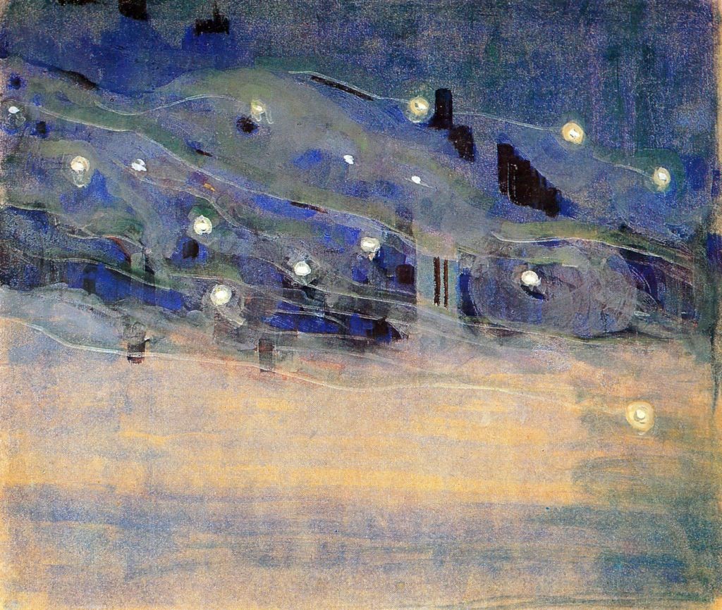 Sparks (III) by Mikalojus Konstantinas Ciurlionis