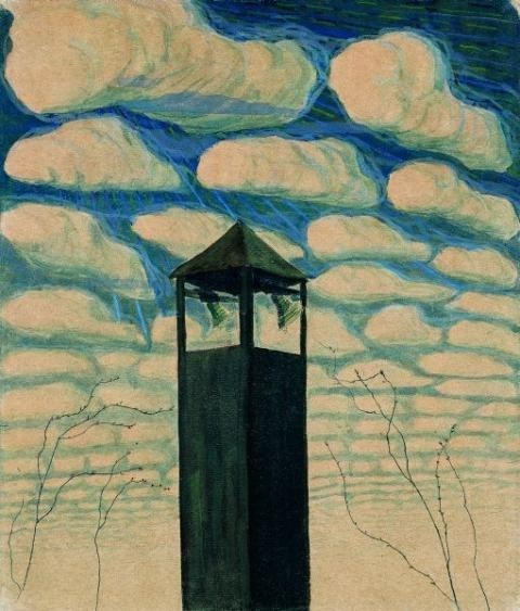 Spring Motif by Mikalojus Konstantinas Ciurlionis