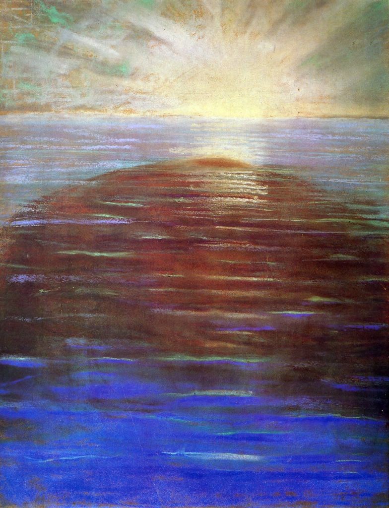 Sunrise by Mikalojus Konstantinas Ciurlionis