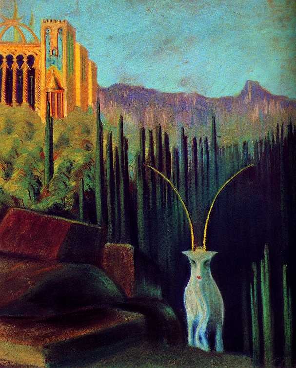 The goat by Mikalojus Konstantinas Ciurlionis