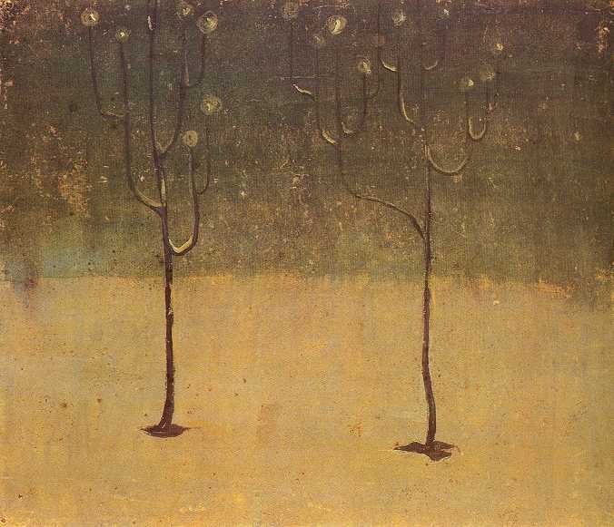 Winter Motif by Mikalojus Konstantinas Ciurlionis