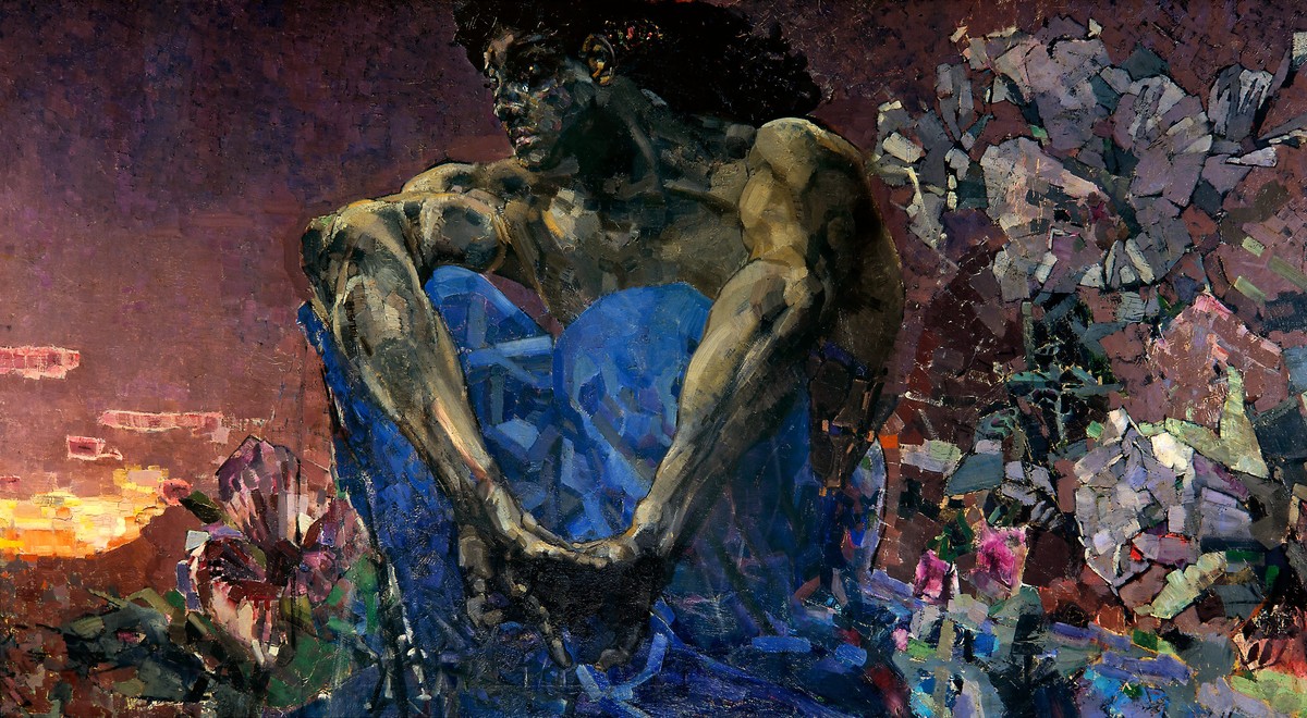 Seated Demon by Mikhail Vrubel