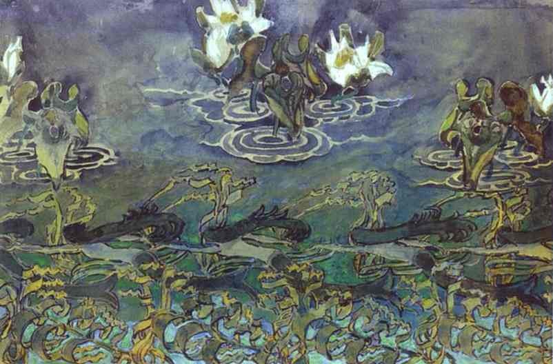 Water Lilies by Mikhail Vrubel