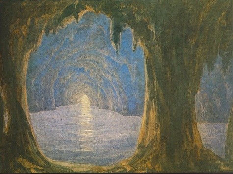The Blue Grotto by Miklos Barabas