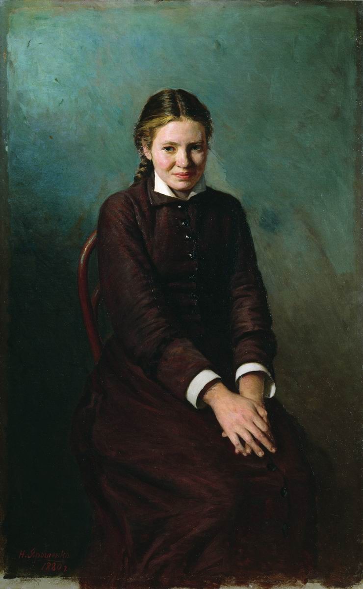 Girl student by Mykola Yaroshenko