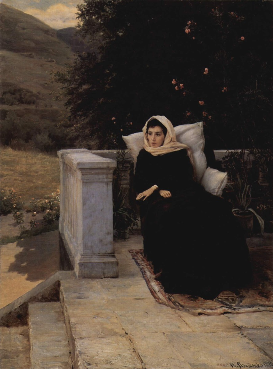 In the warm land by Mykola Yaroshenko