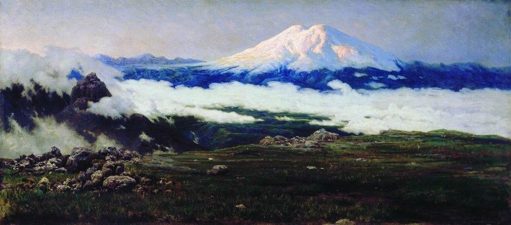 Sat-Mount (Mount Elbrus) by Mykola Yaroshenko