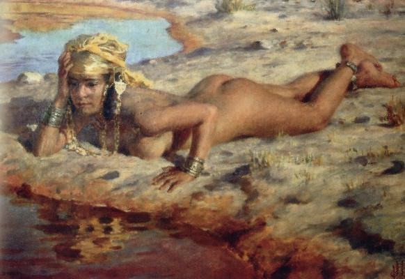 At the edge of the wadi by Nasreddine Dinet