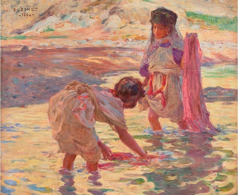 Children At La Berrada by Nasreddine Dinet