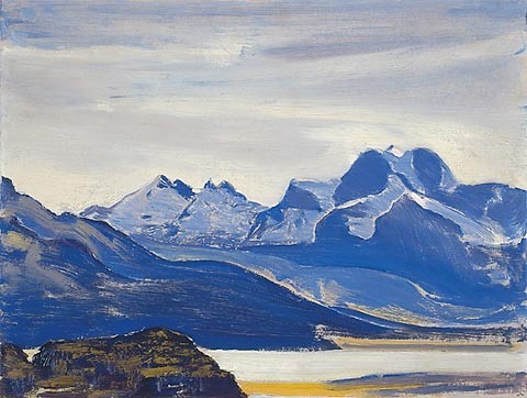 Alps (study) by Nicholas Roerich