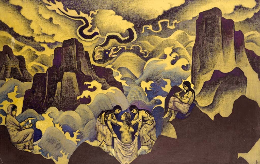 Ancient Serpent (Serpent of Wisdom) by Nicholas Roerich