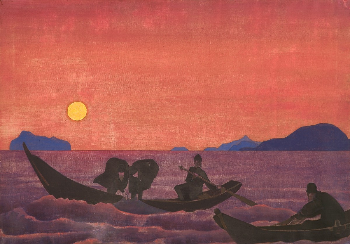 And we continue fishing by Nicholas Roerich
