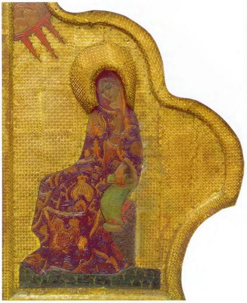 Annunciation. Virgin Mary. by Nicholas Roerich