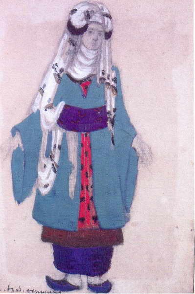 Arabian woman by Nicholas Roerich