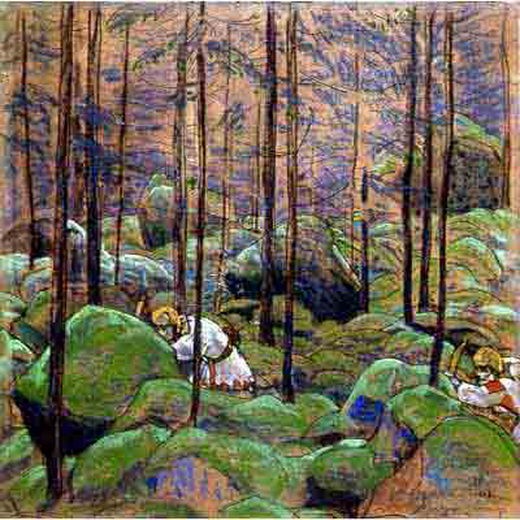 Archers by Nicholas Roerich