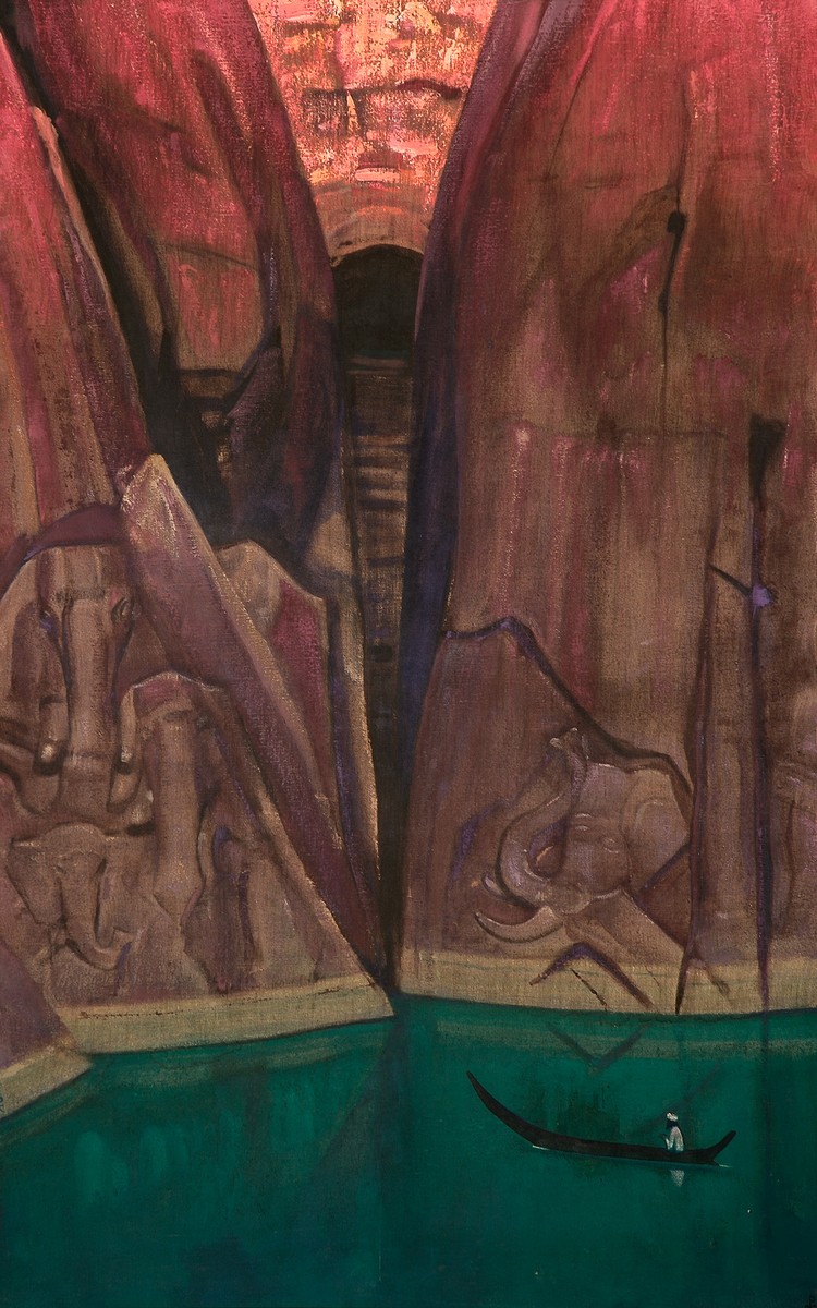 Ashram by Nicholas Roerich