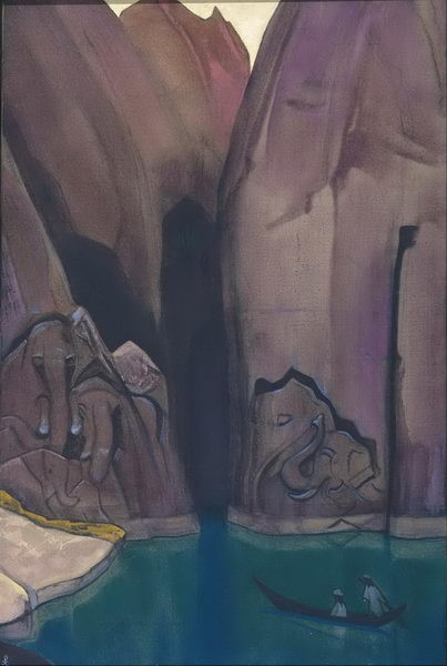Ashram by Nicholas Roerich