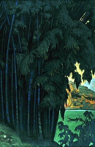 Ashram (Ceylon) by Nicholas Roerich